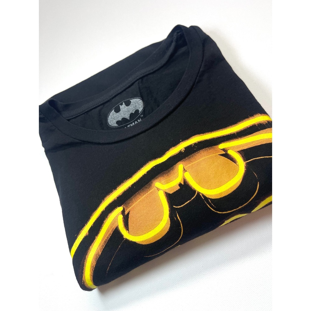 Batman DC Comics The Dark Knight Open 24 Hours Graphic T-Shirt Black XL